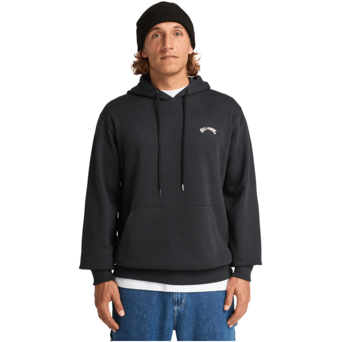 2026 Billabong Mens Arch Pullover Sweatshirt EBYFT00147 - Black